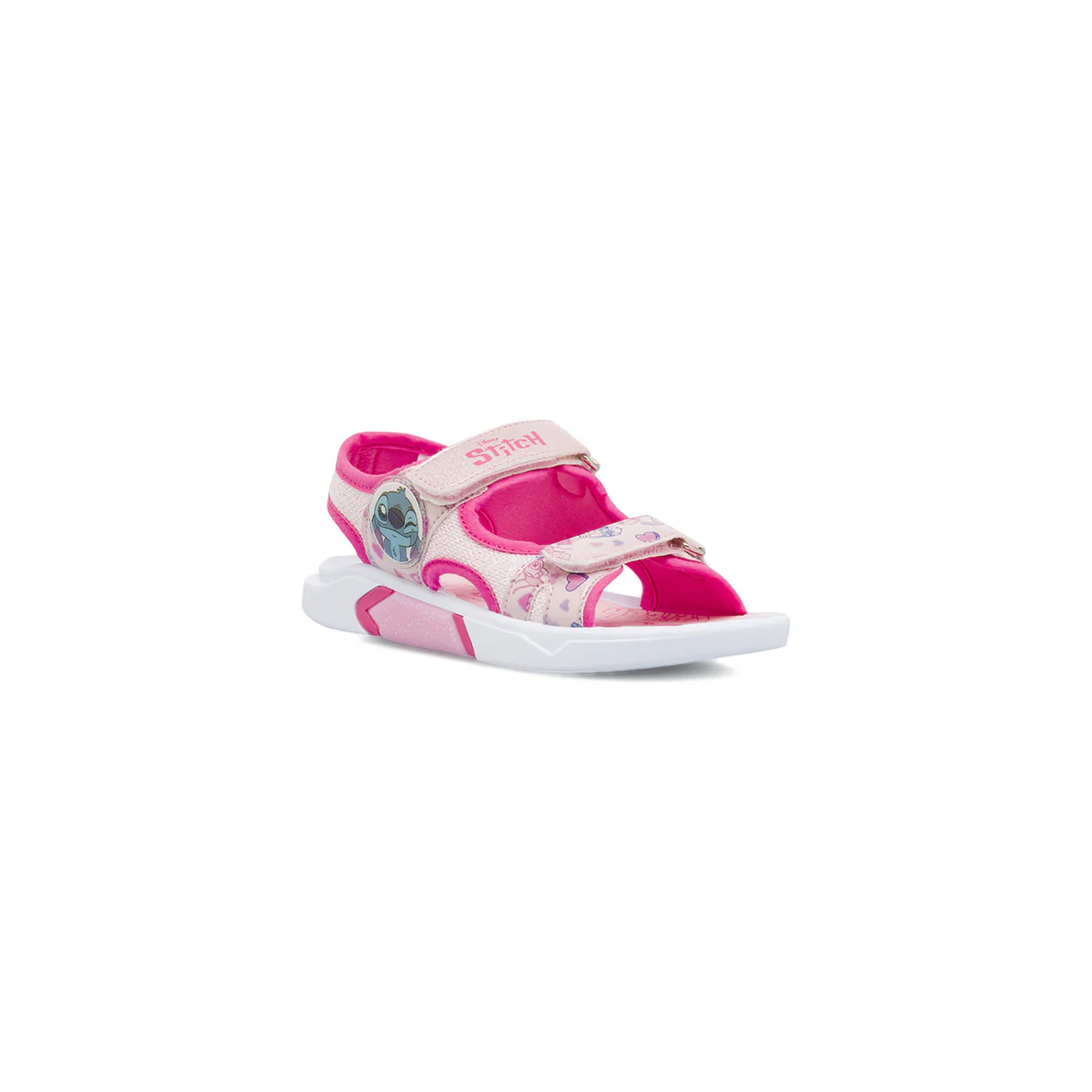 Sandali Rosa da Bambina con doppia chiusura a strappo Lilo & Stitch - Image 2