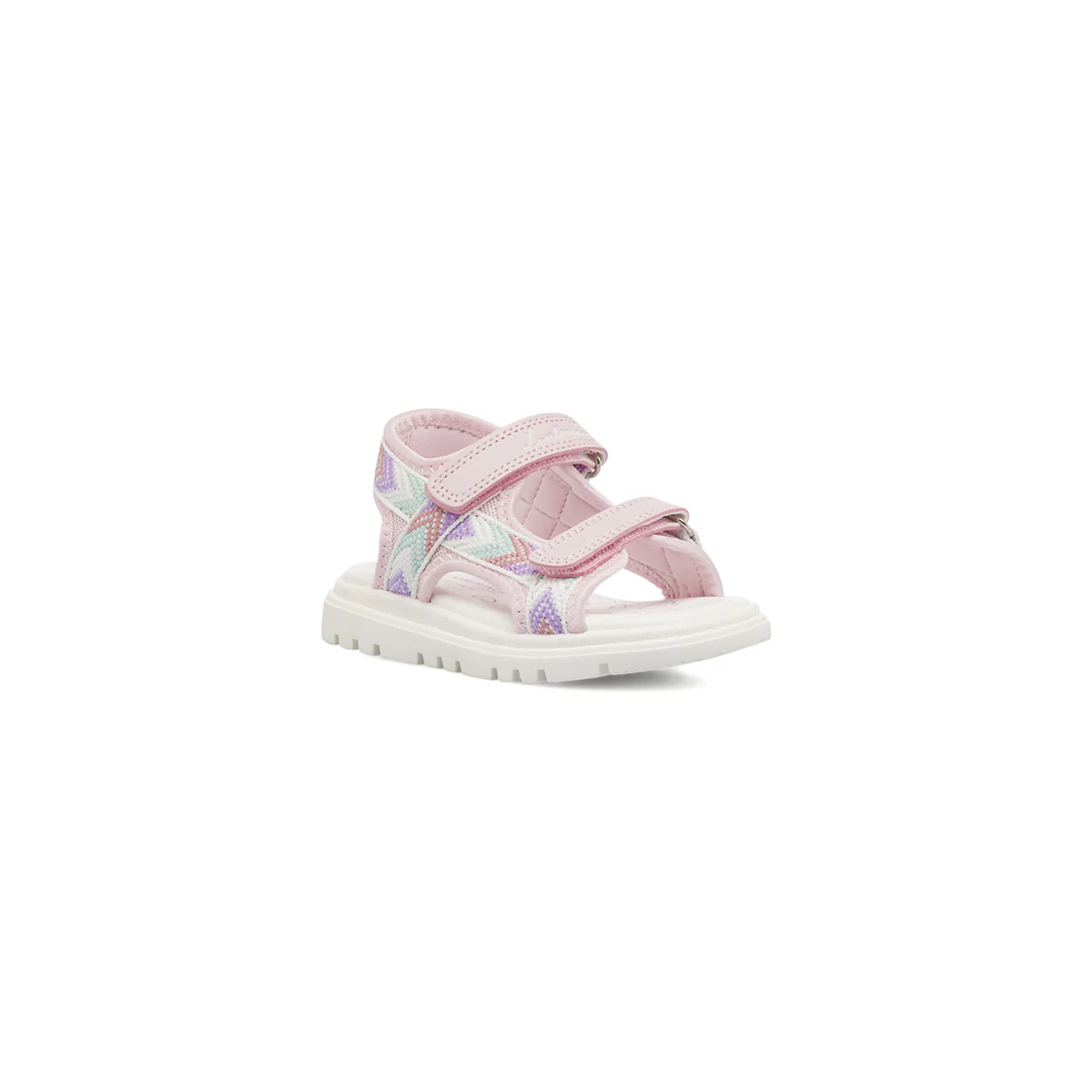 Sandali rosa da Bambina con ricami multicolor e strappo Lumberjack - Image 2