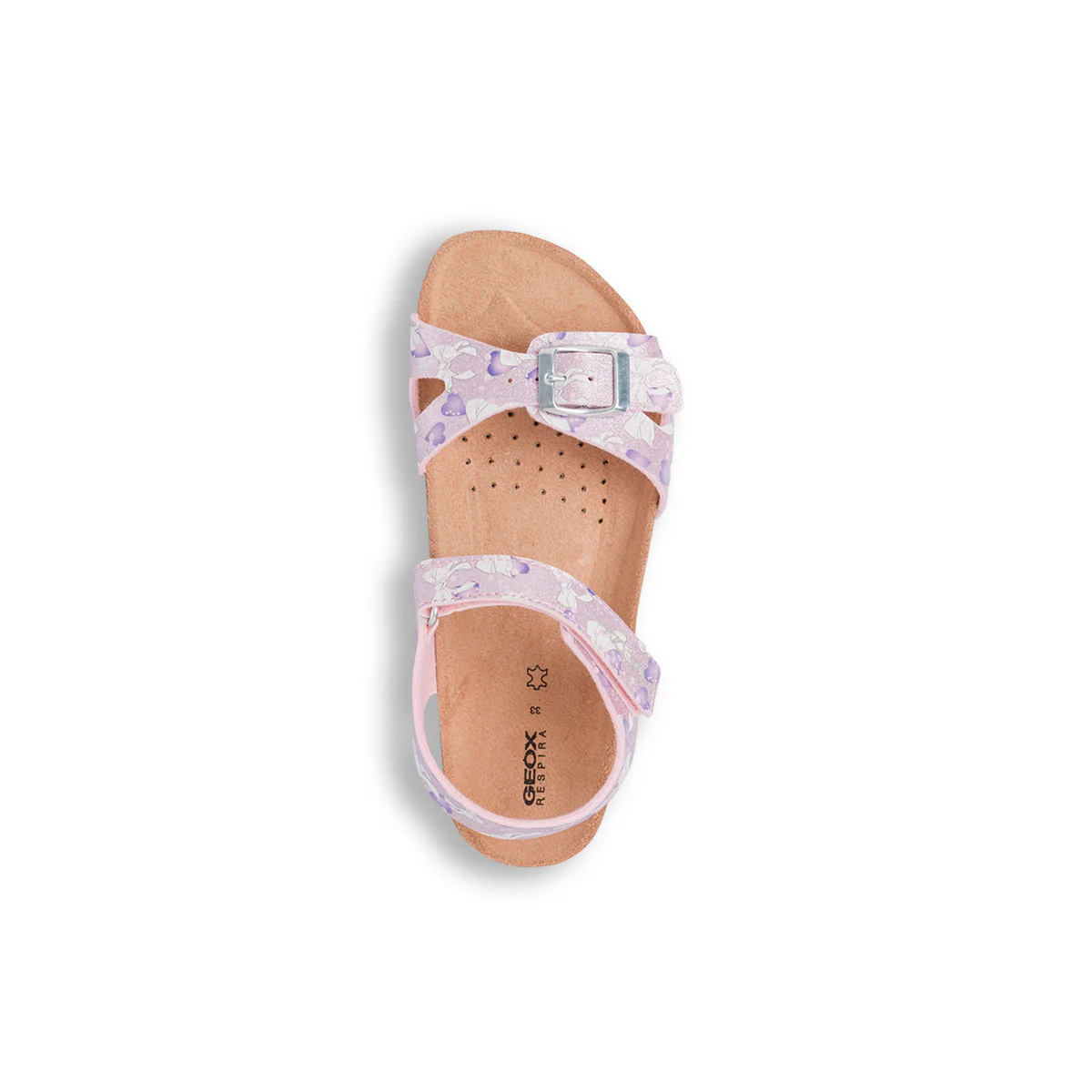 Sandali rosa da bambina con stampa Geox Adriel - Image 6