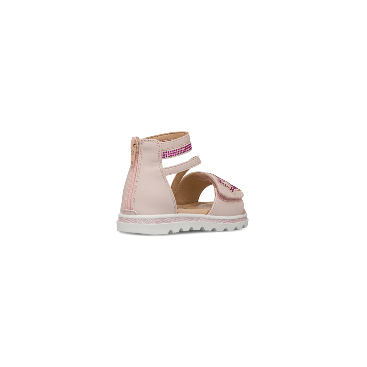 Sandali rosa da Bambina con stelle e cuori e dettaglio strass Le scarpe di Alice - Image 4