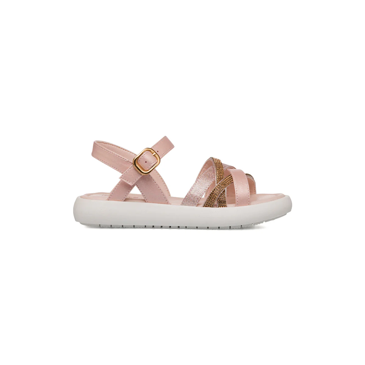 Sandali rosa da Bambina e Ragazza con cinturino e dettagli glitter Swish Jeans