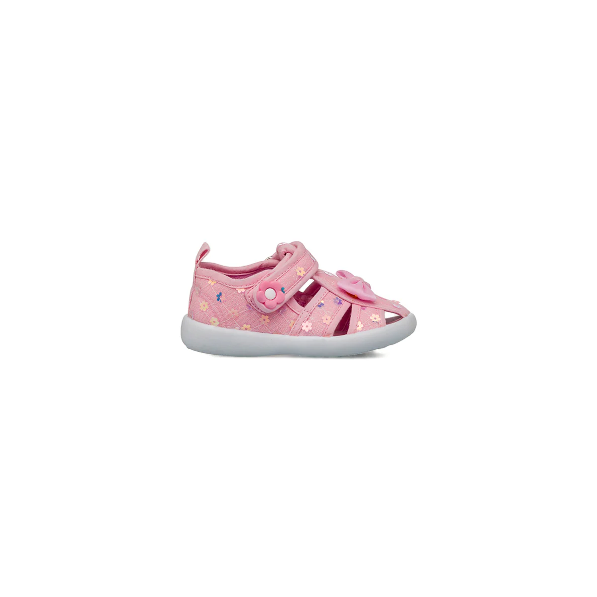 Sandali rosa da Bambina intrecciate con fiocco Le scarpe di Alice
