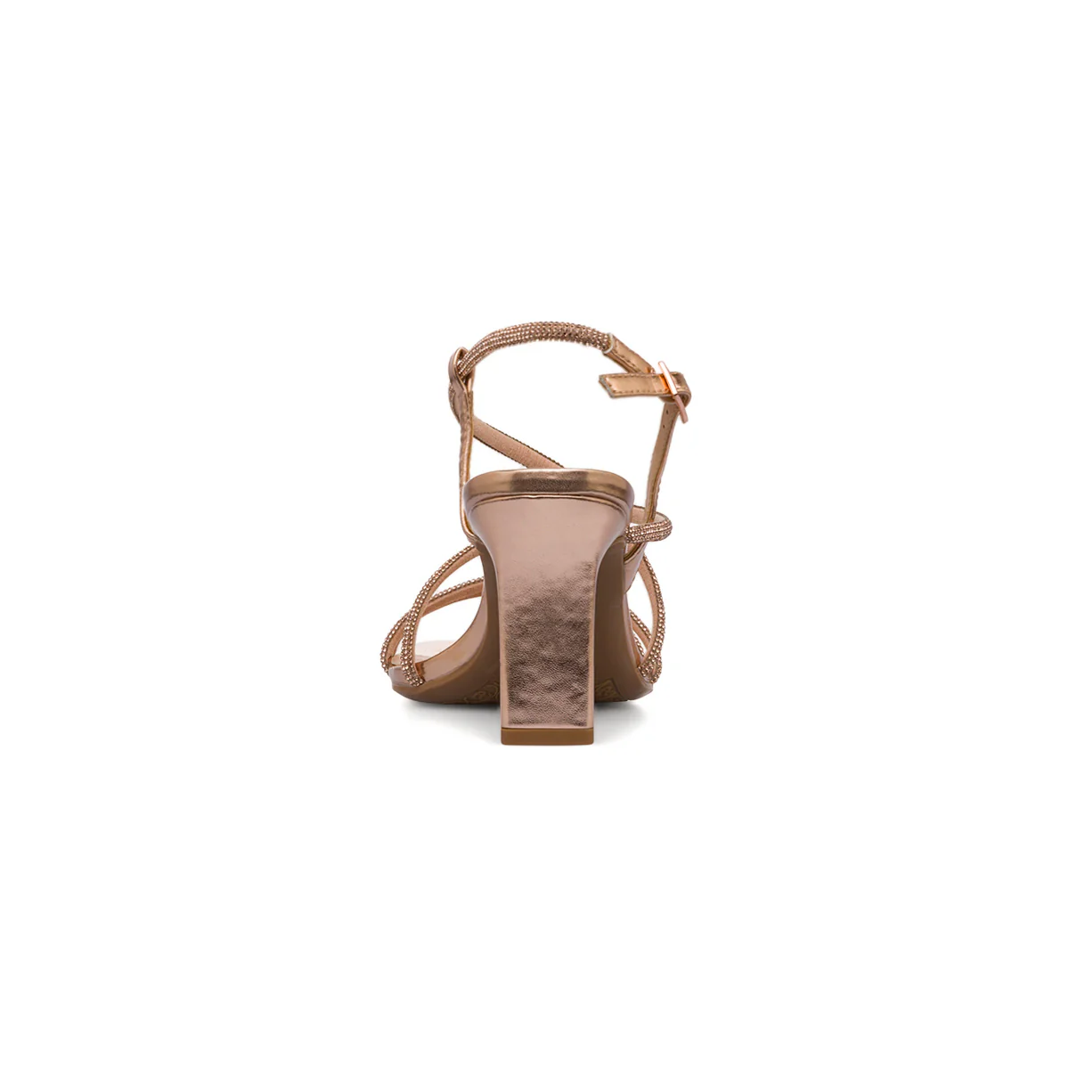 Sandali rosa da Donna con tacco piatto 8 cm e cinturini gioiello Swish Jeans - Image 8