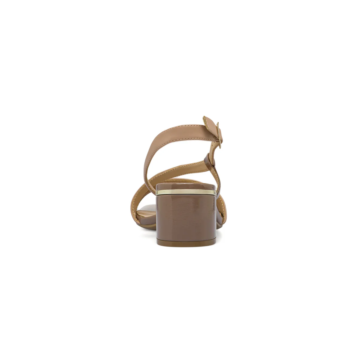 Sandali Rosa Donna effetto vernice con tacco colonna 6 cm Lora Ferres - Image 4