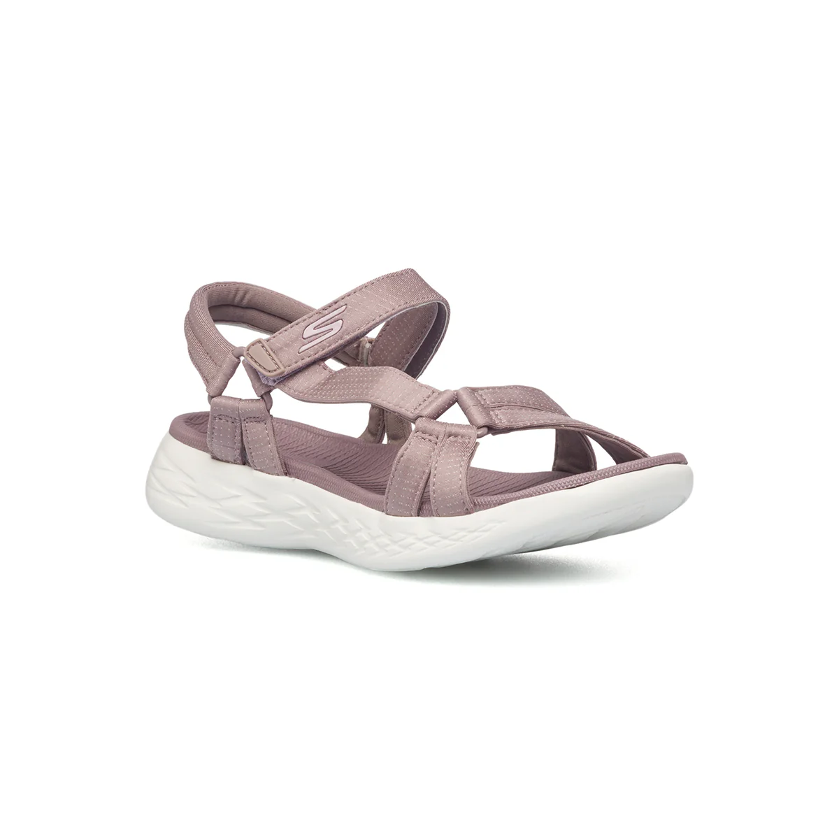 Sandali rosa in tessuto con soletta Goga Max Skechers On The Go - Image 2