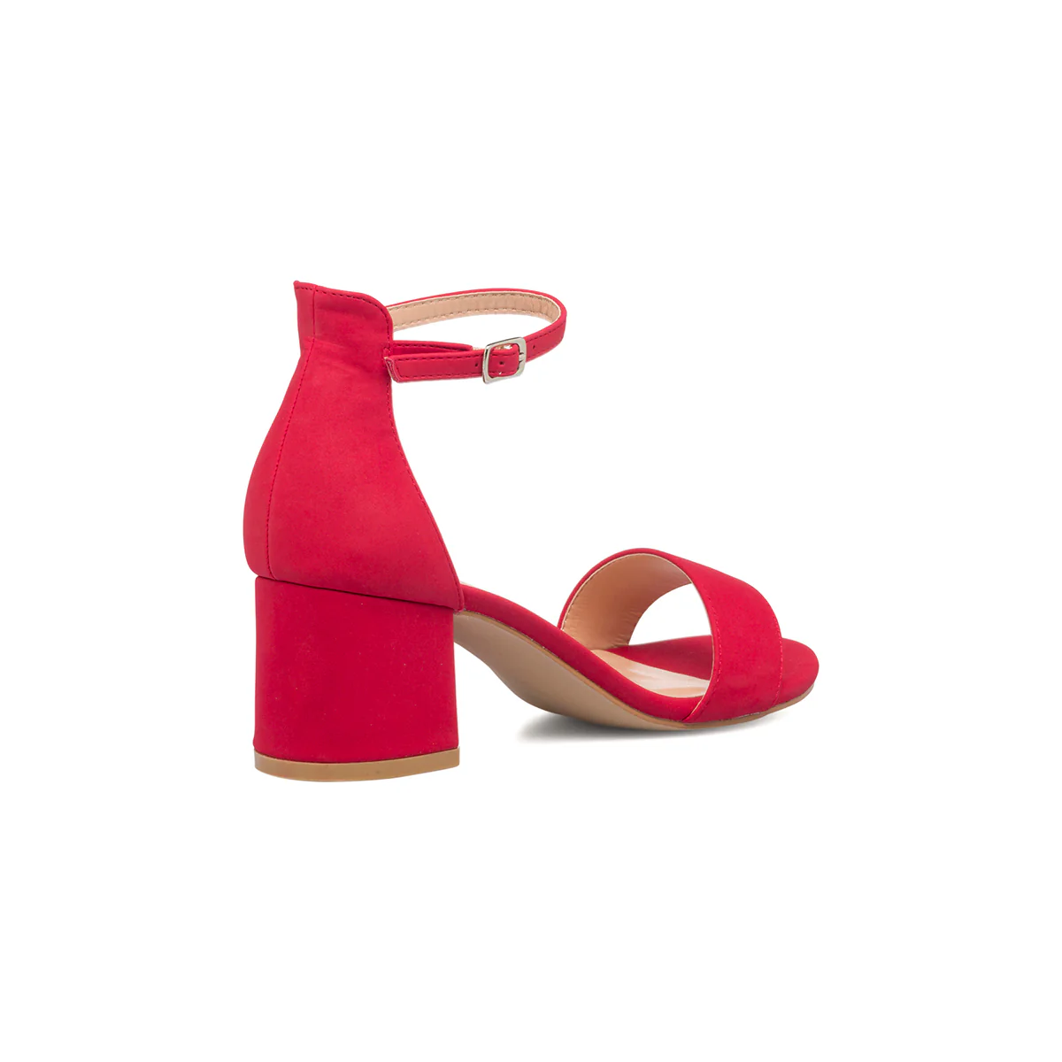 Sandali rossi da donna con tacco a blocco 6 cm Lora Ferres - Image 3