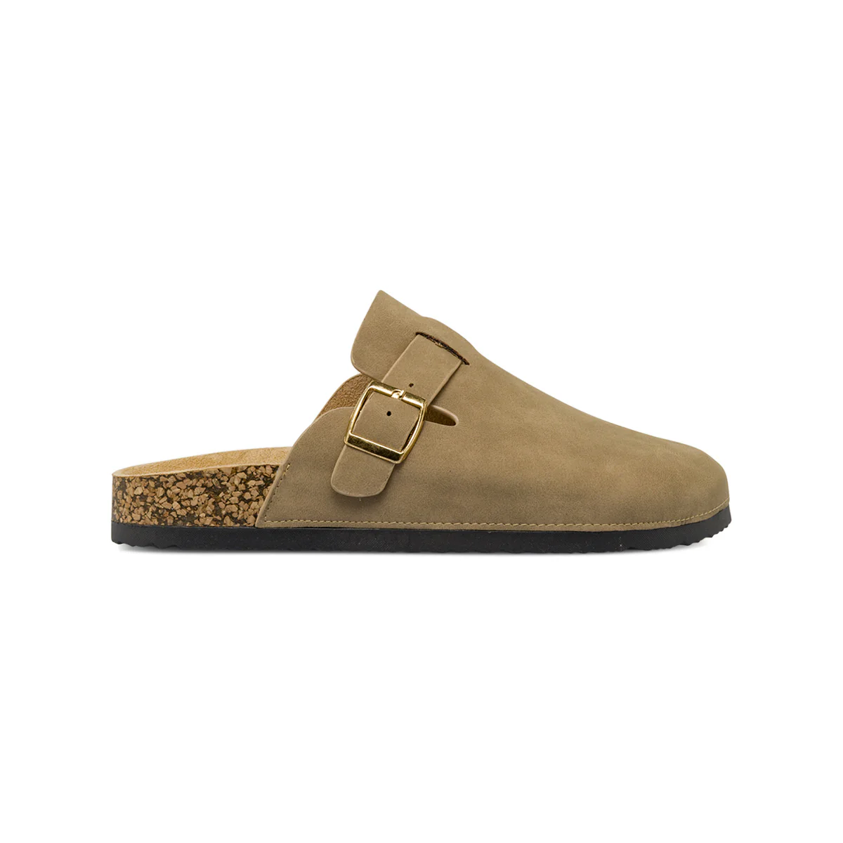Sandali sabot beige da Donna con fibbia dorata Lora Ferres