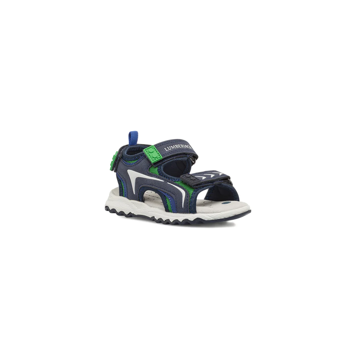 Sandali sportivi blu da Bambino con dettagli verdi Lumberjack - Image 2