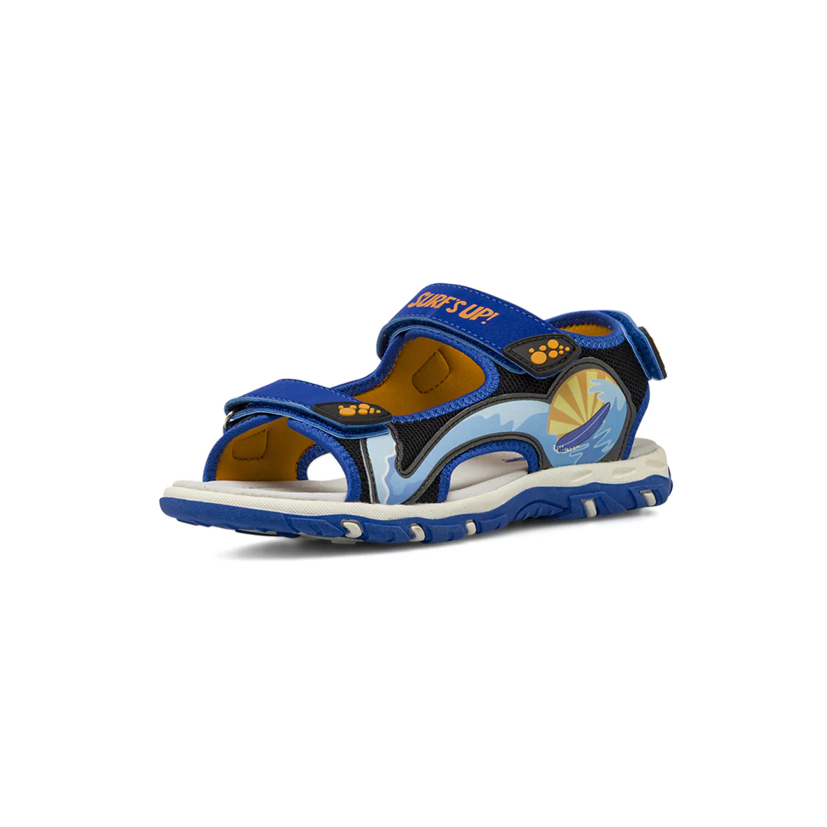 Sandali sportivi blu da Ragazzo con stampe surf e strappo Space Boy - Image 2