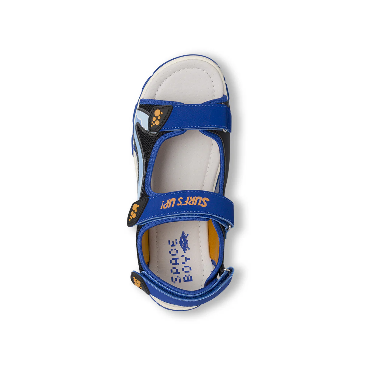 Sandali sportivi blu da Ragazzo con stampe surf e strappo Space Boy - Image 6