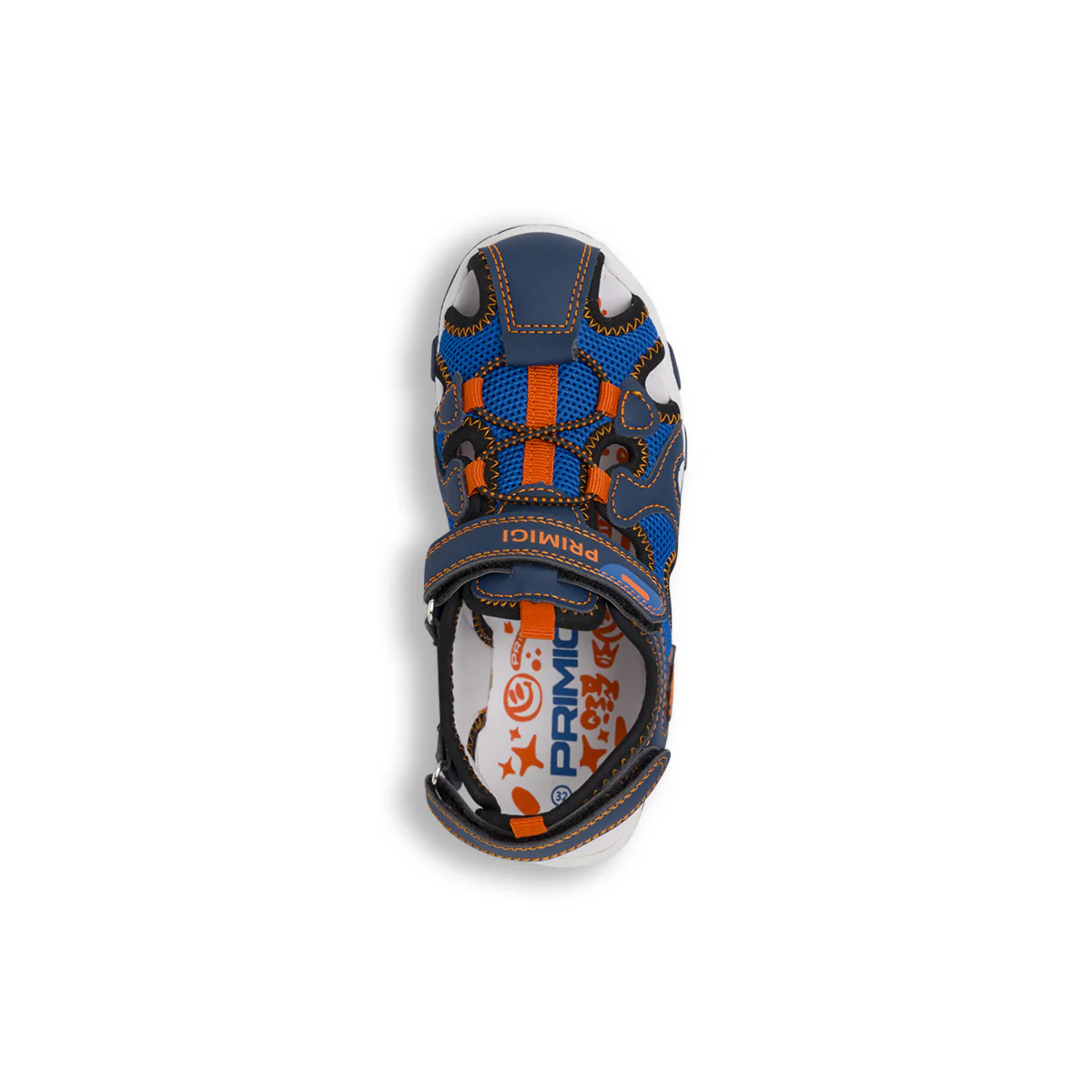 Sandali sportivi da Ragazzo blu e arancioni con strappo Primigi - Image 6