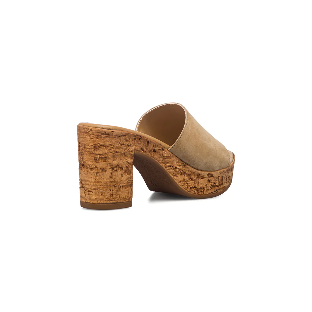 Sandali taupe in pelle da donna con tacco 8 cm Primopiano - Image 3