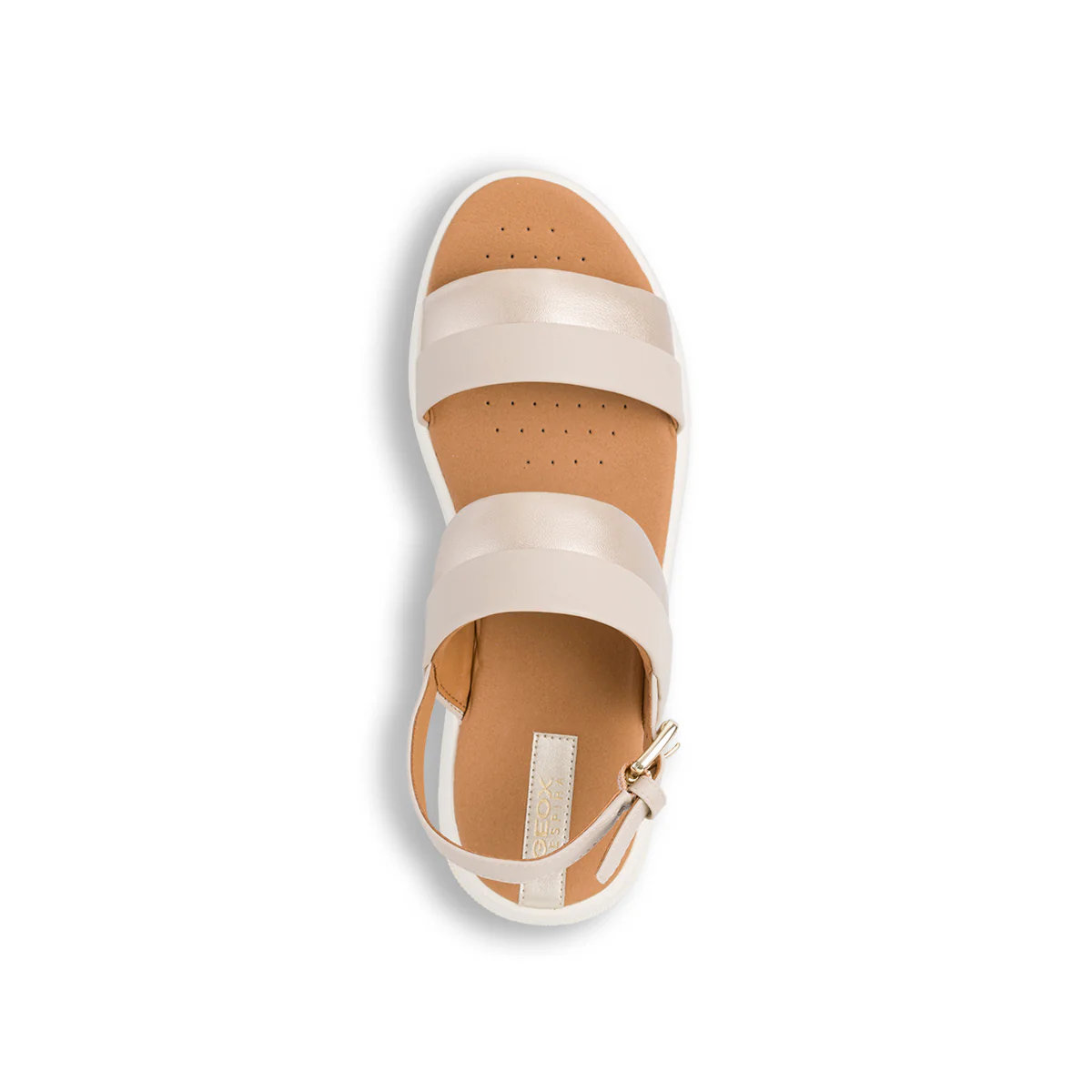 Sandali traspiranti beige e oro da donna Geox Dandra - Image 6