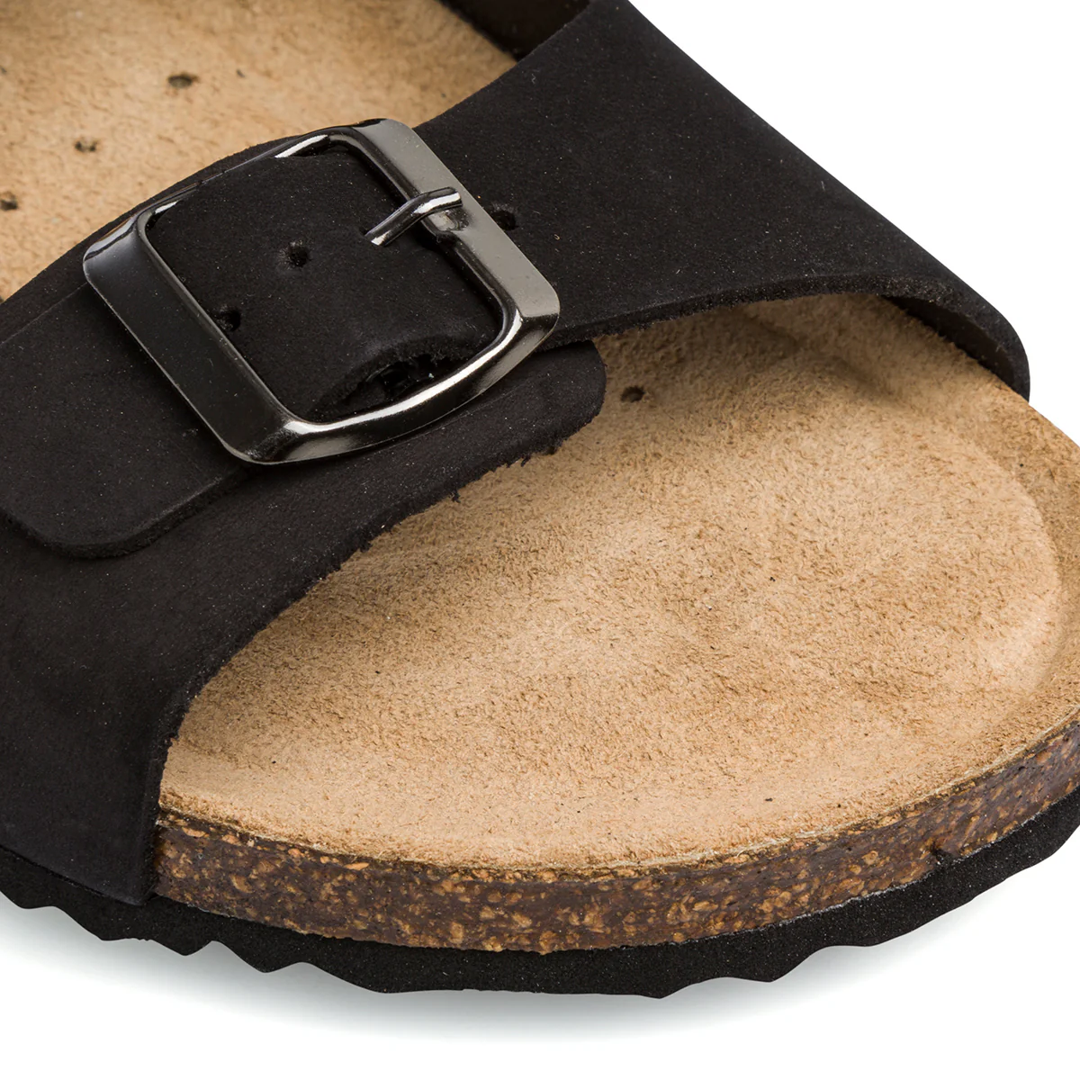 Sandali traspiranti neri in pelle da donna Geox Brionia - Image 5