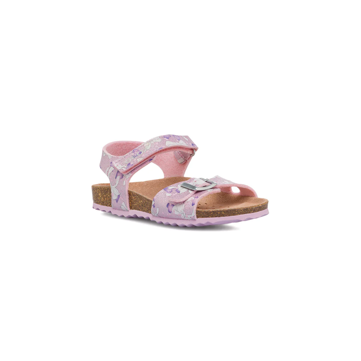 Sandali traspiranti rosa con stampa da bambina Geox Chalki - Image 2