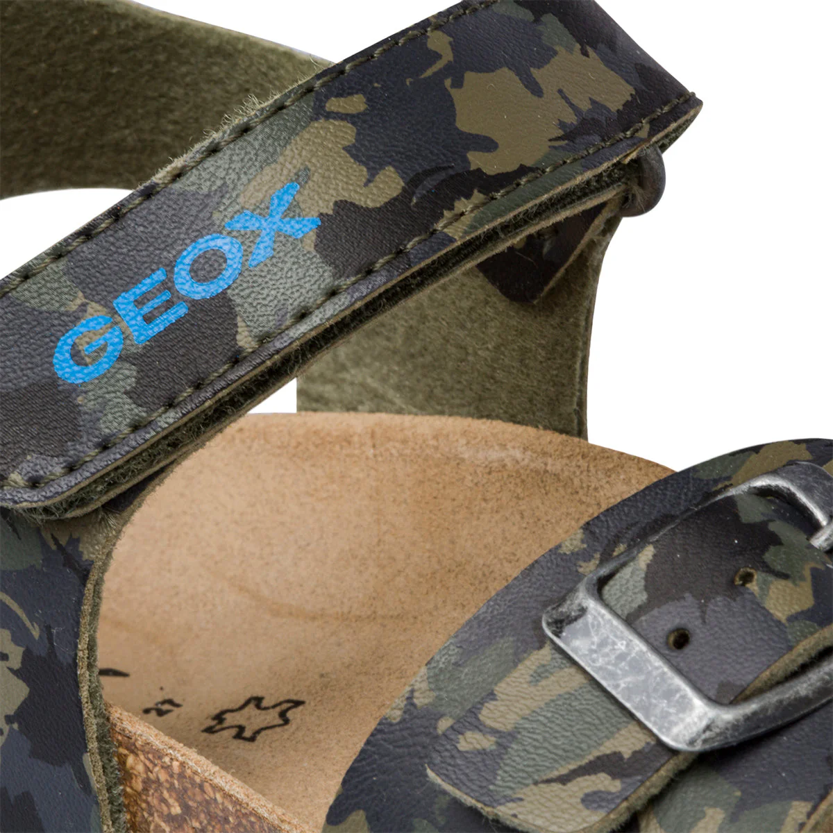 Sandali verde militare camouflage da bambino Geox Ghita - Image 5
