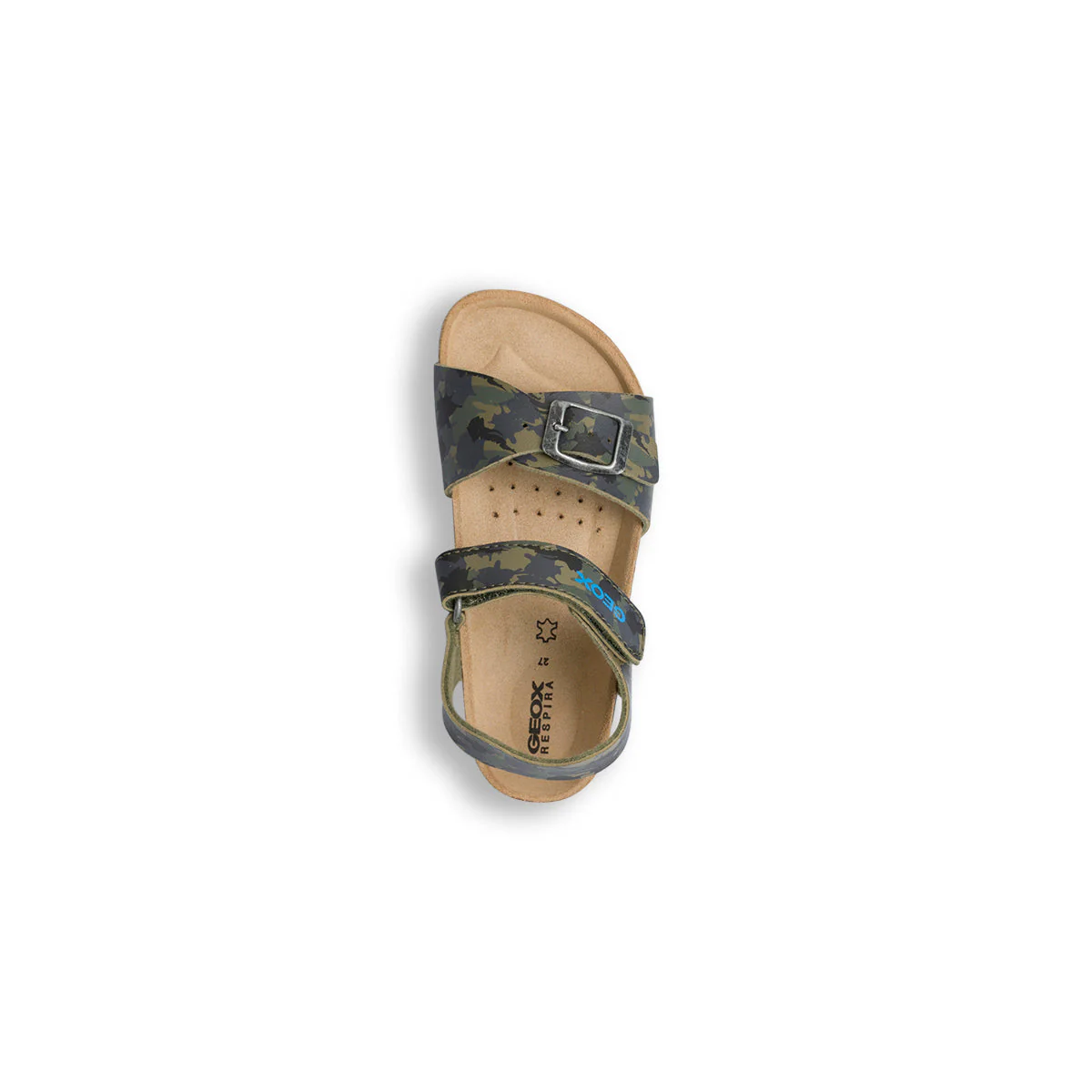 Sandali verde militare camouflage da bambino Geox Ghita - Image 7