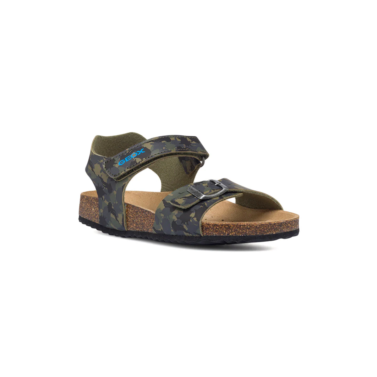 Sandali verde militare camouflage da bambino Geox Ghita - Image 2
