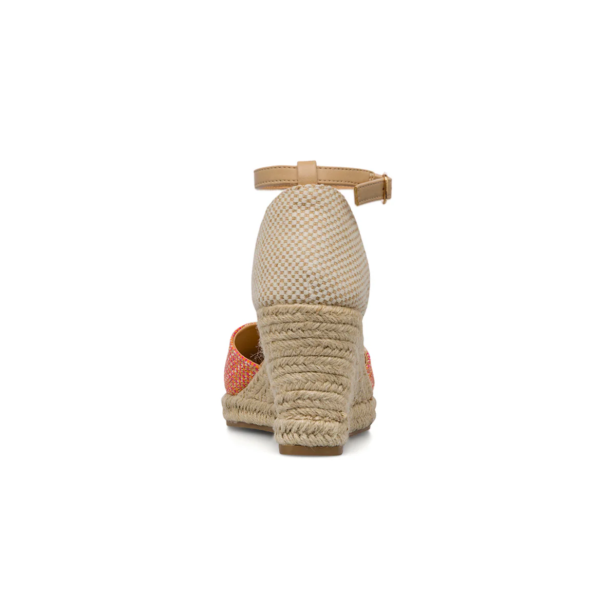 Sandali Zeppe 8 cm arancioni da Donna con cinturino alla caviglia Lora Ferres - Image 6