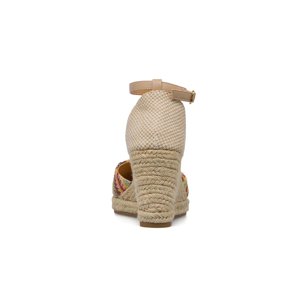 Sandali Zeppe 9 cm multicolore da Donna con cinturino alla caviglia Lora Ferres - Image 5