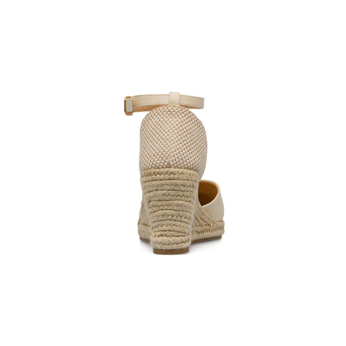 Sandali Zeppe bianchi off white da Donna in tessuto Lora Ferres - Image 7
