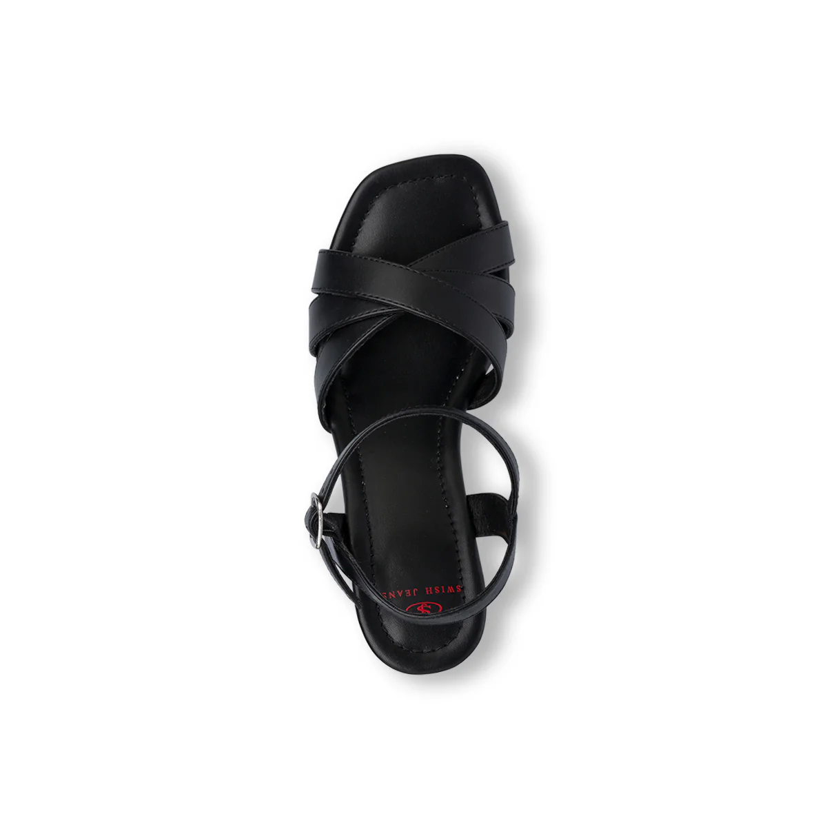 Sandali Zeppe Neri da Donna con tacco 10 cm Swish Jeans - Image 6