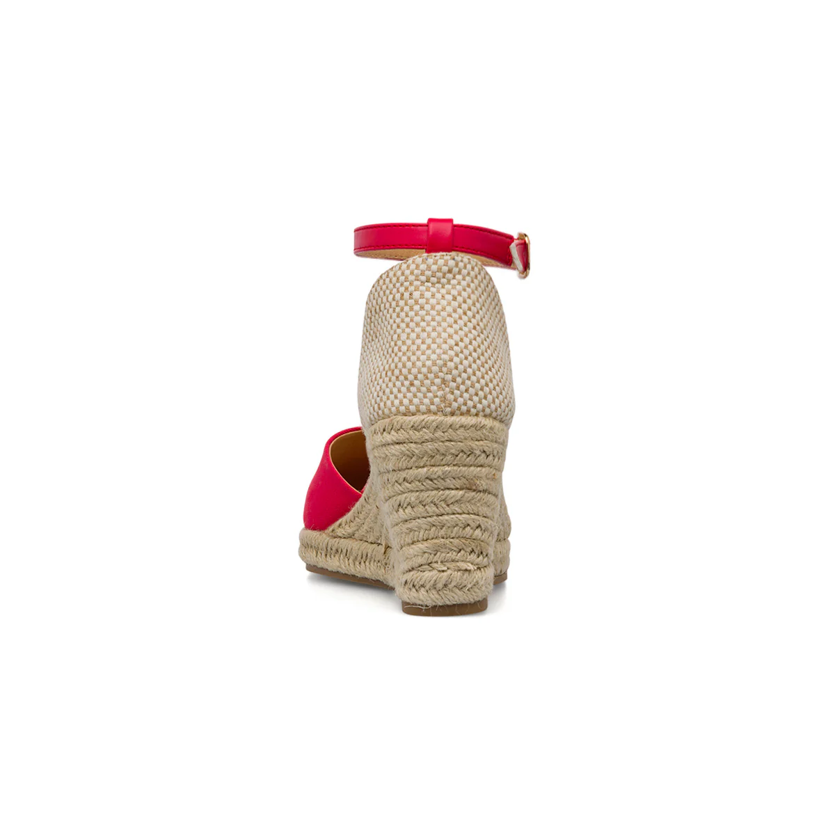 Sandali Zeppe 8,5 cm Rosse da Donna con cinturino alla caviglia Lora Ferres - Image 7
