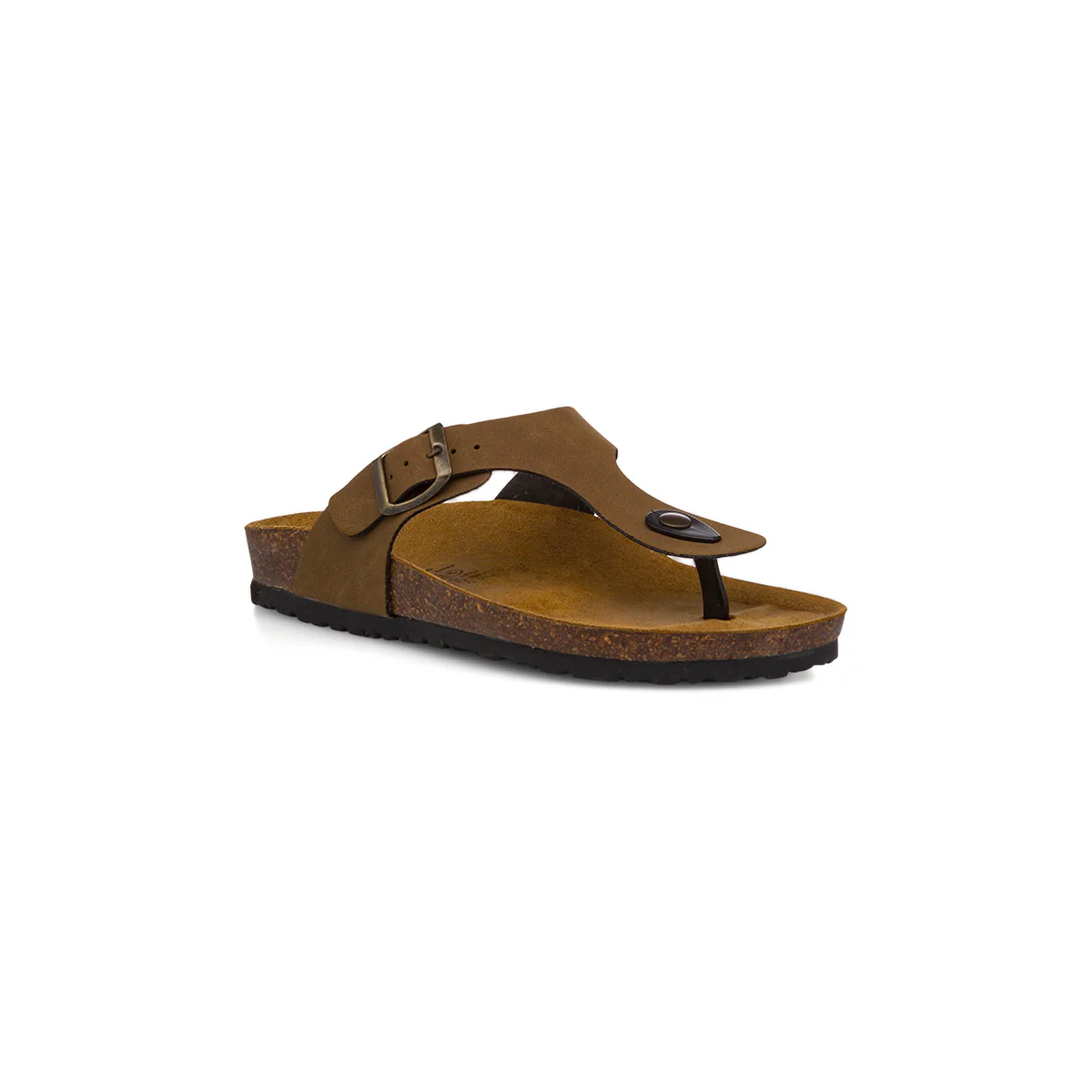 Sandalo infradito marrone da Donna con fibbia Italia Trend - Image 2
