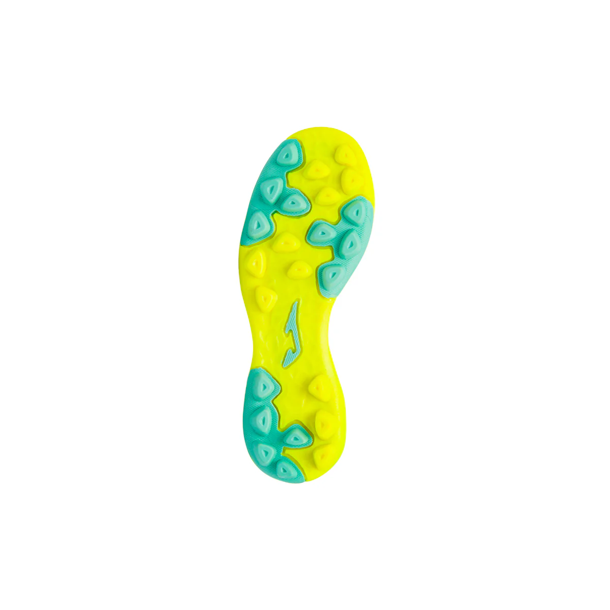 Scarpe da calcio da bambino giallo fluo con logo Joma Toledo - Image 4