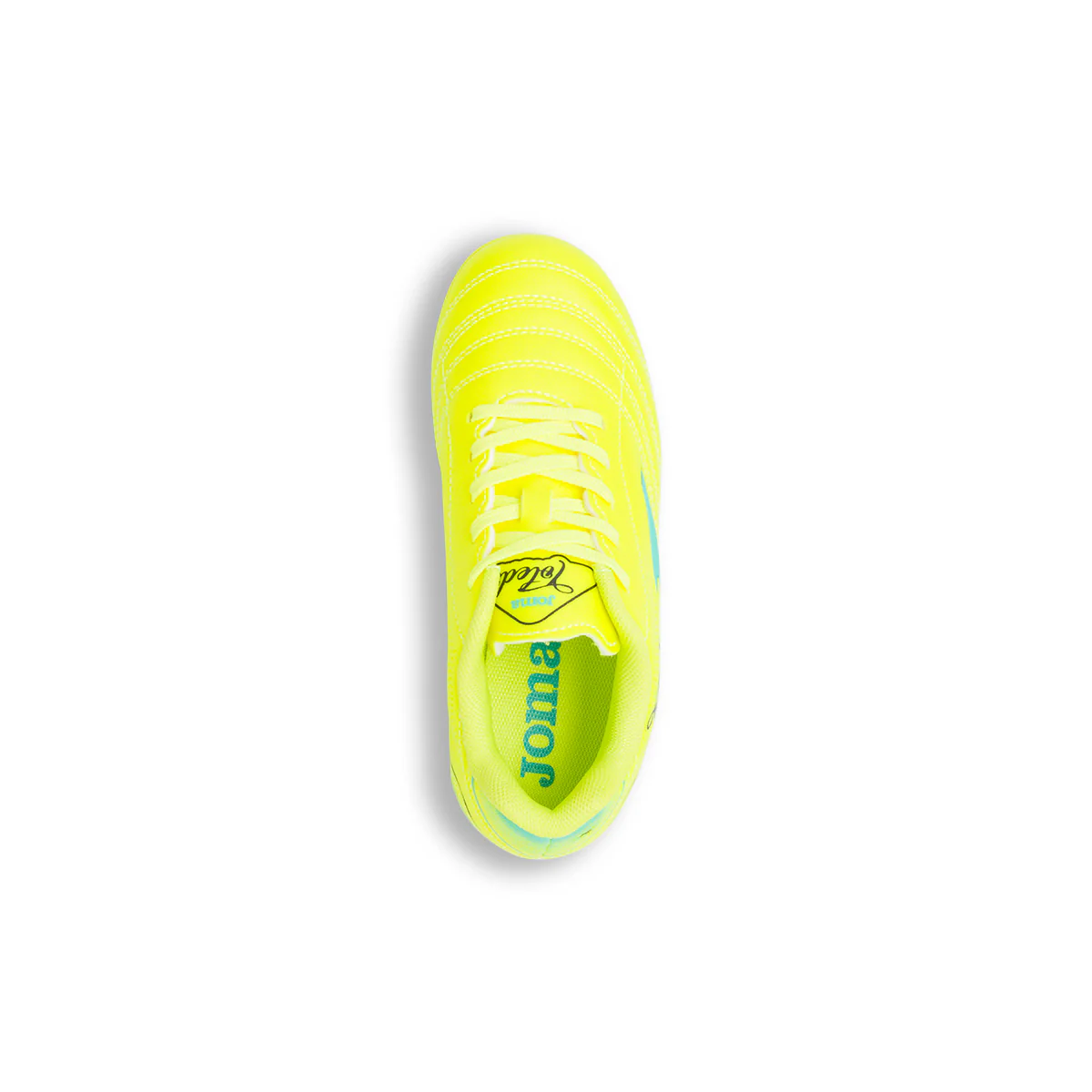 Scarpe da calcio da bambino giallo fluo con logo Joma Toledo - Image 6