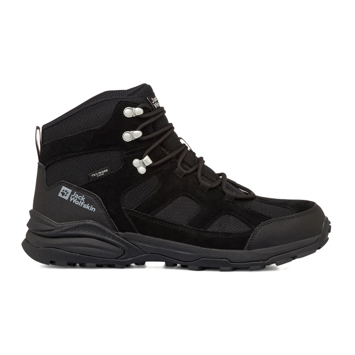Scarponcini da trekking running nere waterproof da uomo Jack Wolfskin TEXAPORE