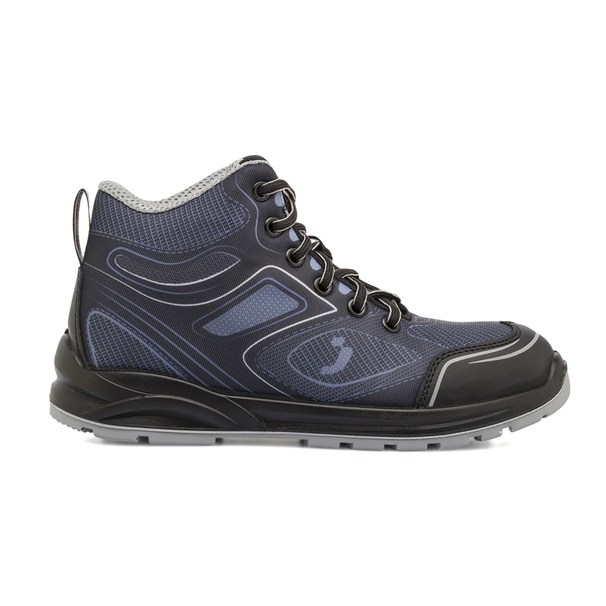 Scarpe antinfortunistiche alte nere e grigie da Uomo Safety Jogger