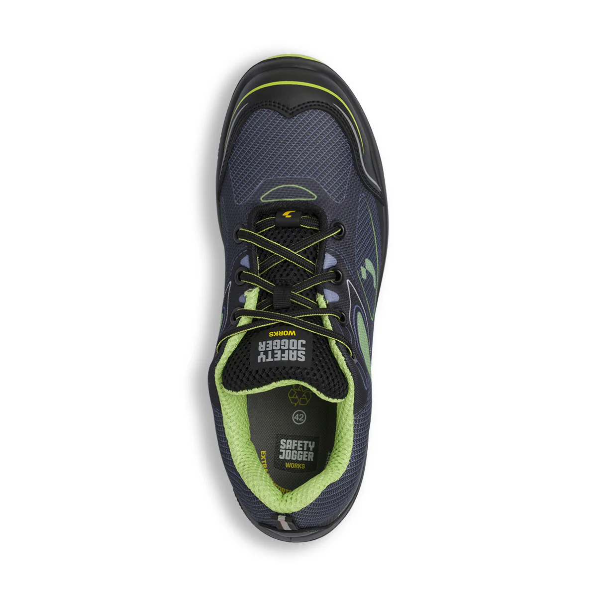 Scarpe antinfortunistiche da Uomo grigie e verdi Safety Jogger - Image 6