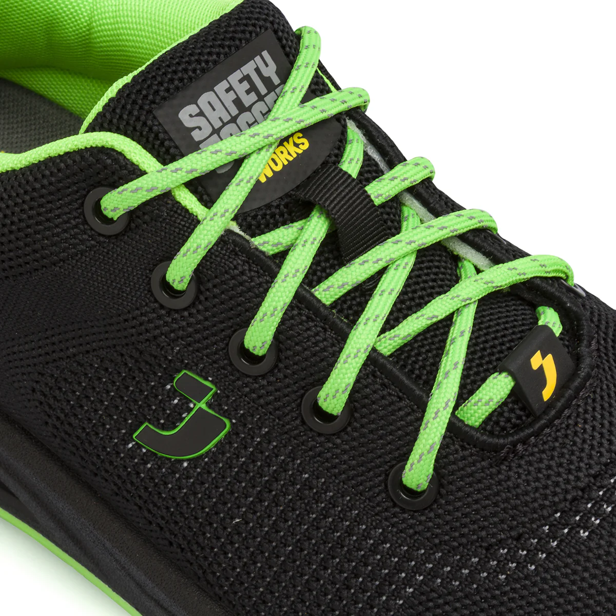 Scarpe antinfortunistiche da Uomo nere con dettagli fluo Safety Jogger - Image 5