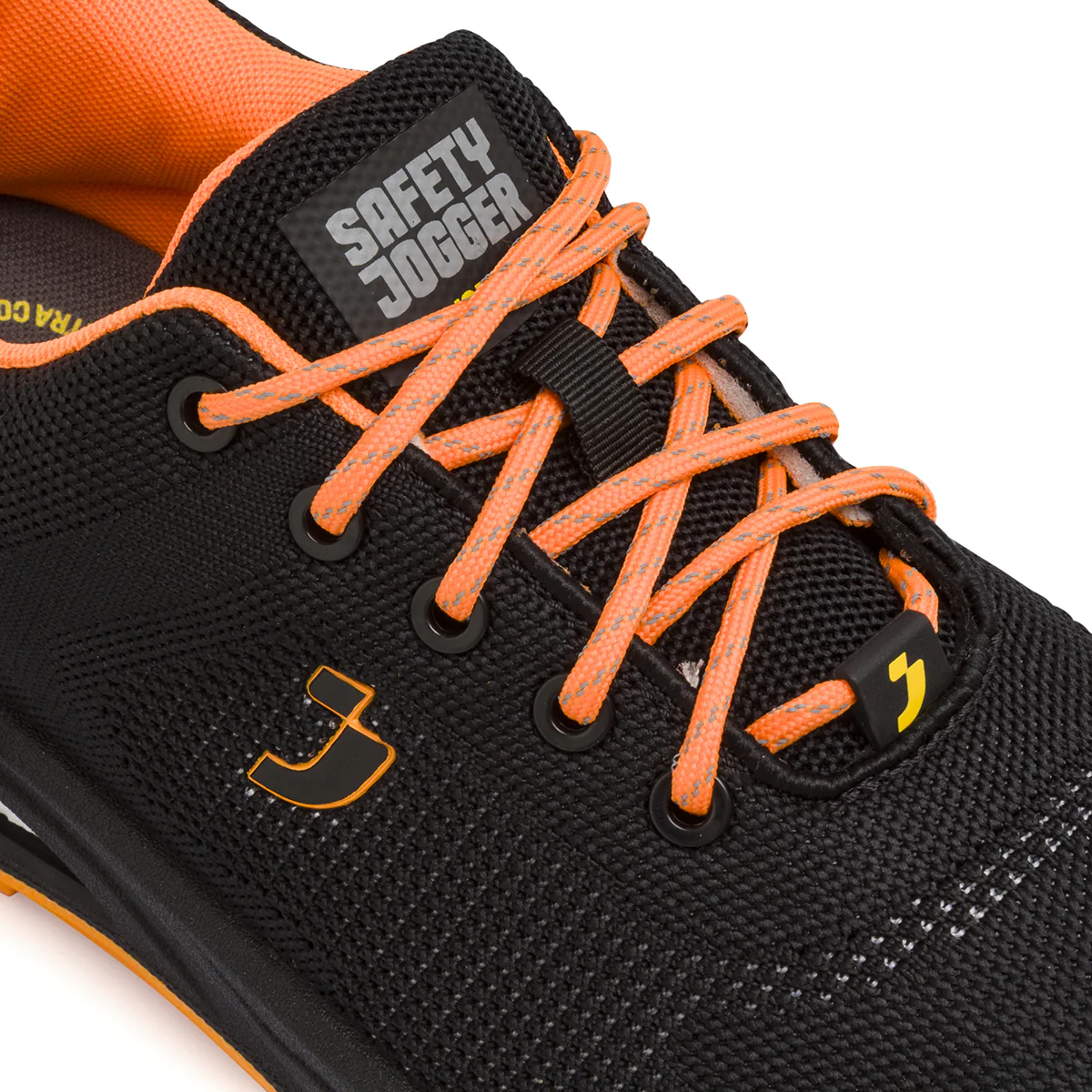 Scarpe antinfortunistiche da Uomo nere e arancioni Safety Jogger - Image 5