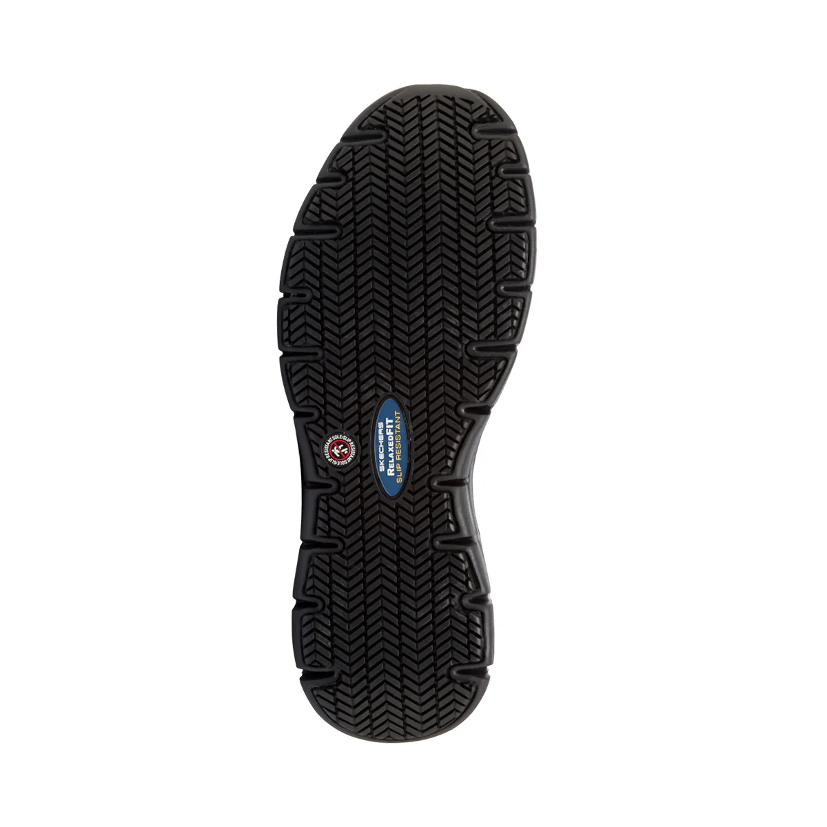 Scarpe antinfortunistiche nere da Donna in pelle Skechers Work Fashion Fit - Image 6