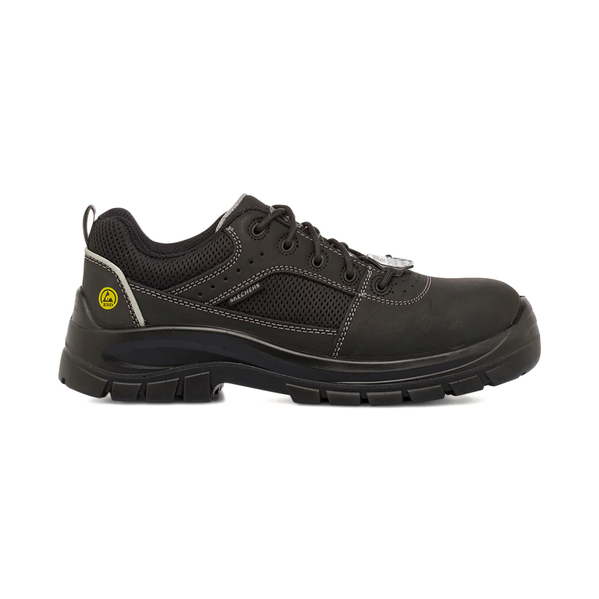 Scarpe antinfortunistiche nere in Pelle da Uomo Skechers Work