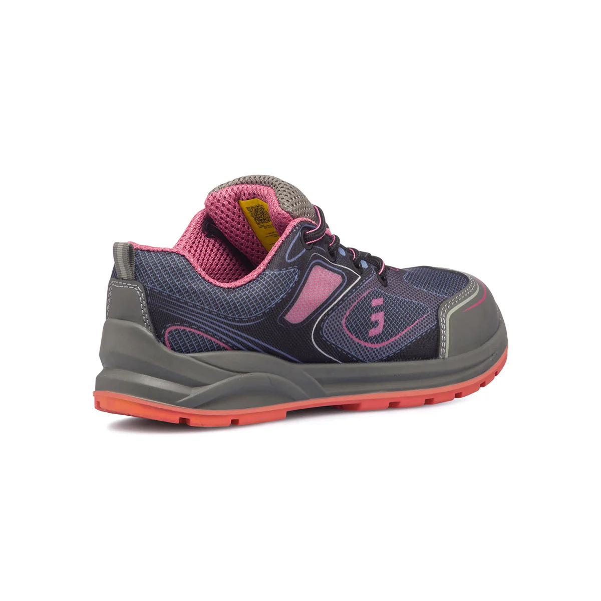 Scarpe antinfortunistiche S1P blu e rosa da donna Safety Jogger Cador - Image 3