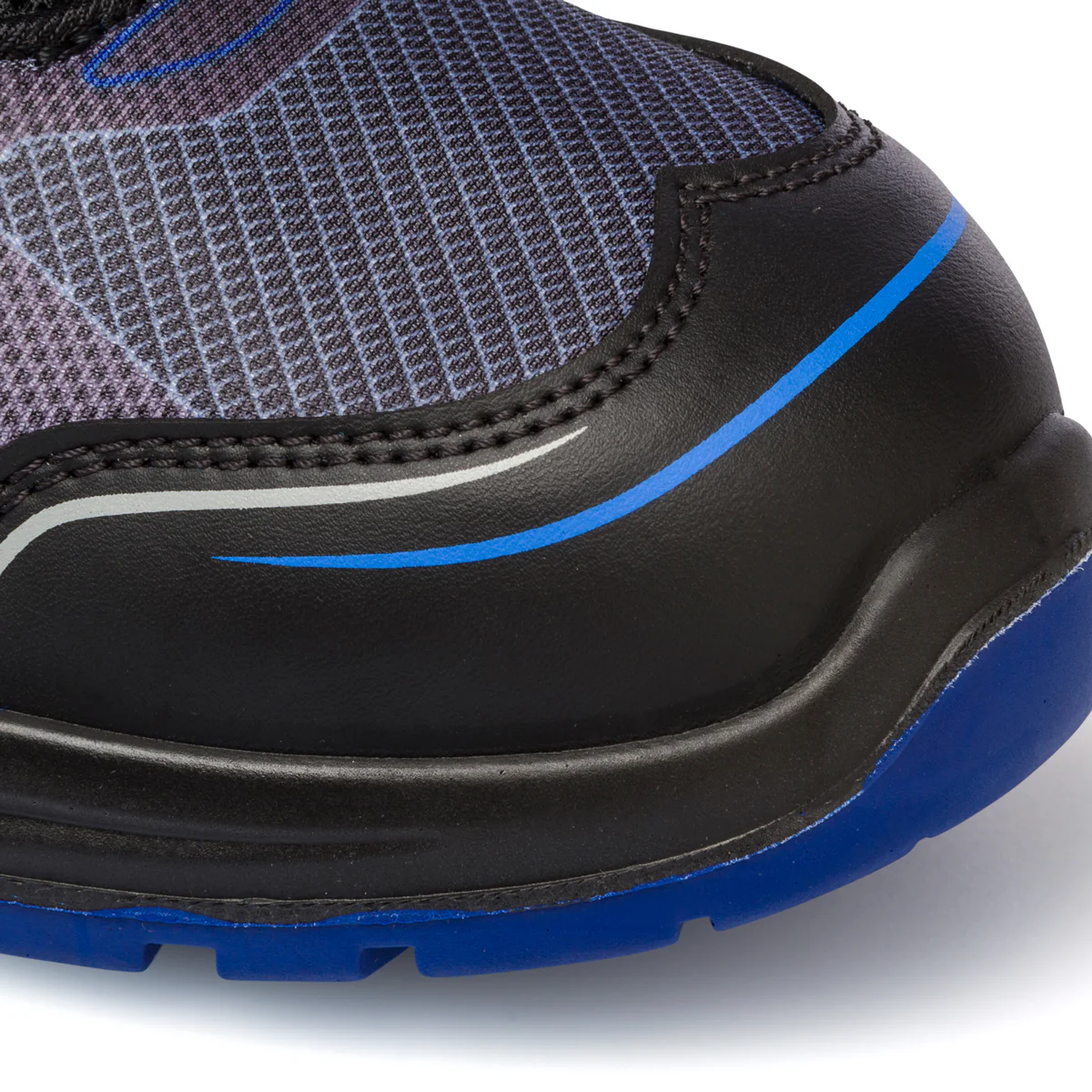 Scarpe antinfortunistiche S1P nere e blu da uomo Safety Jogger Cador - Image 6