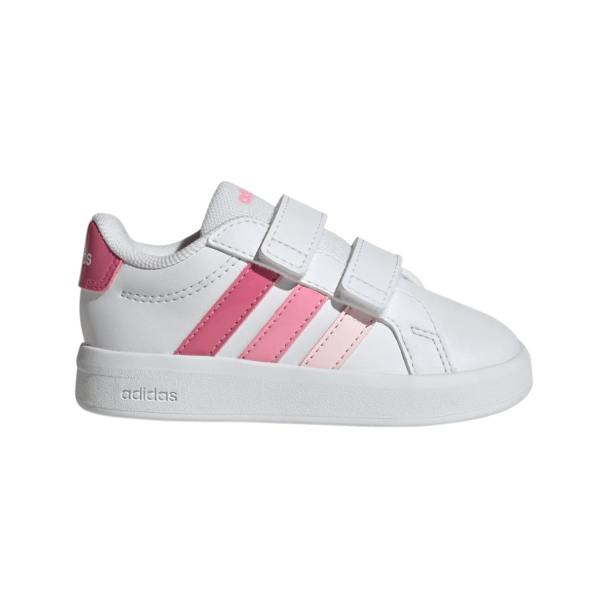 Scarpe bianche Primi passi Bambina con strappo adidas Grand Court 3.0