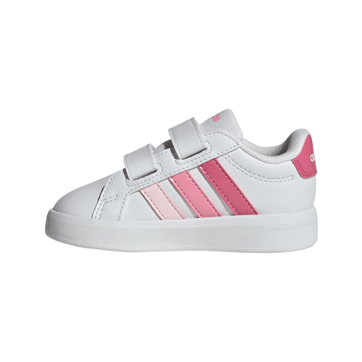 Scarpe bianche Primi passi Bambina con strappo adidas Grand Court 3.0 - Image 2