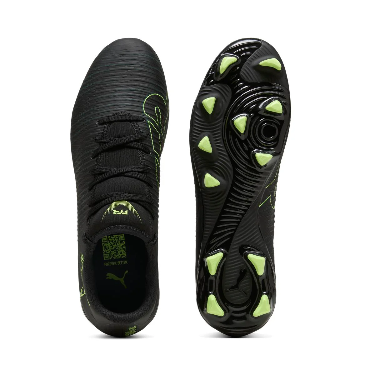 Scarpe Calcio Nere da Uomo con inserti fluo Puma Future 8 Play FG/AG - Image 3