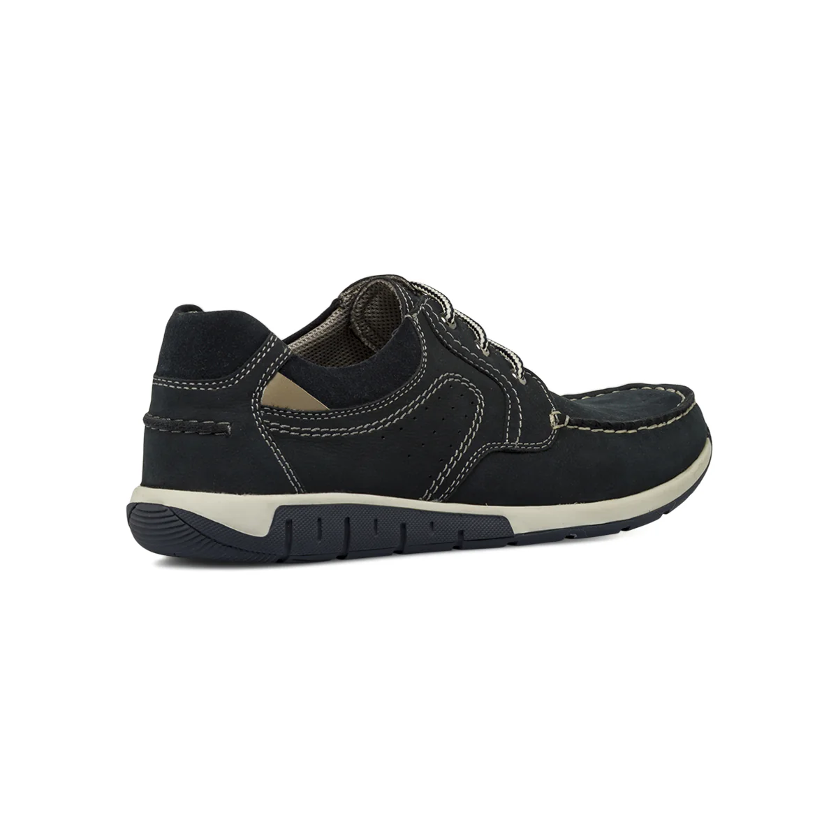 Scarpe casual da uomo blu con cuciture a contrasto La Cuoieria - Image 3