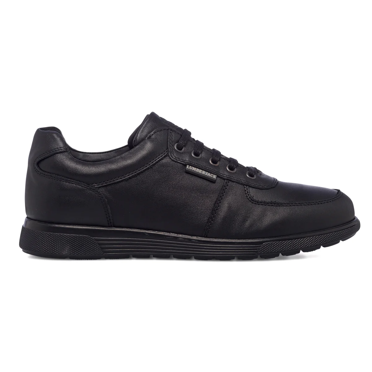 Scarpe casual da uomo nere in pelle Lumberjack Lucas - Image 6