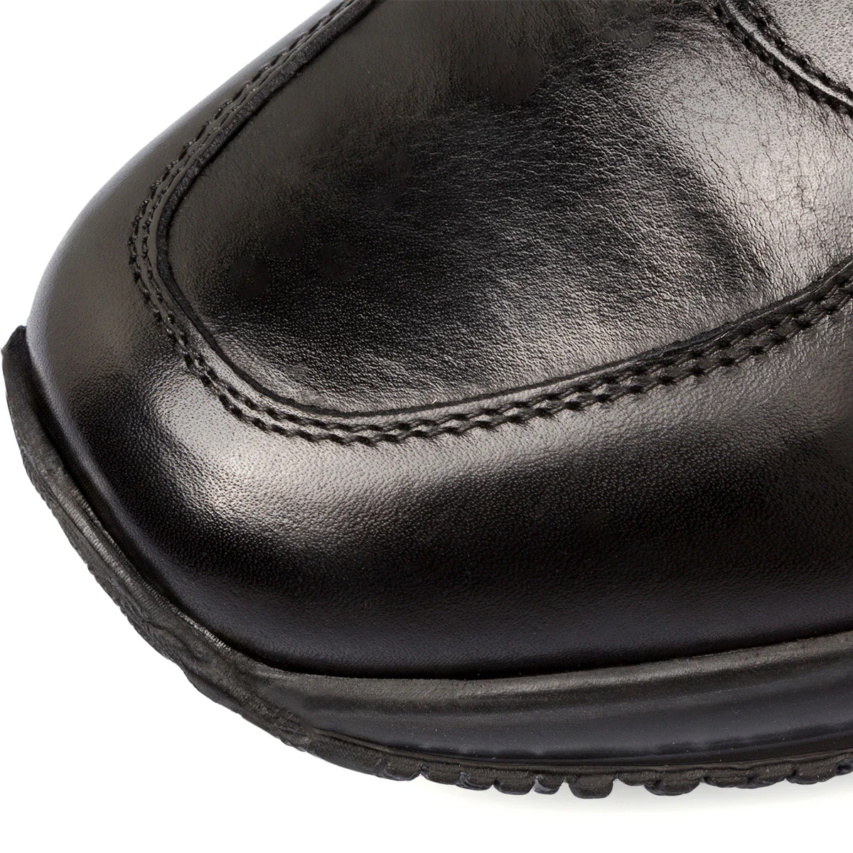 Scarpe casual in pelle nere da uomo Primopiano - Image 5
