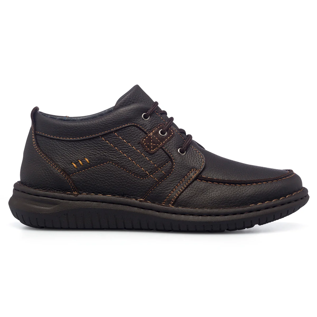 Scarpe casual marrone scuro da uomo in pelle P Essentials