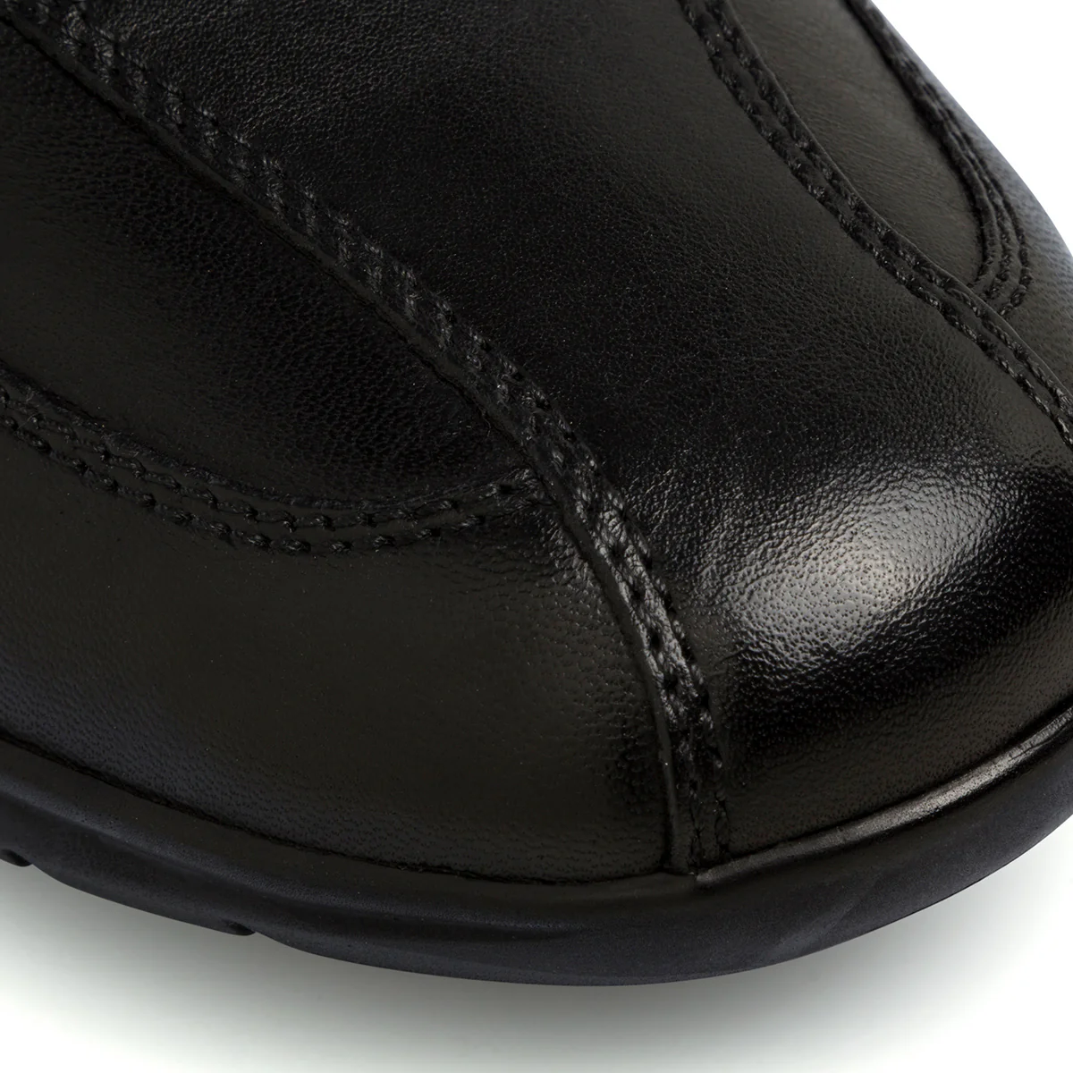 Scarpe casual nere in pelle da uomo con logo laterale Lumberjack Serra - Image 4