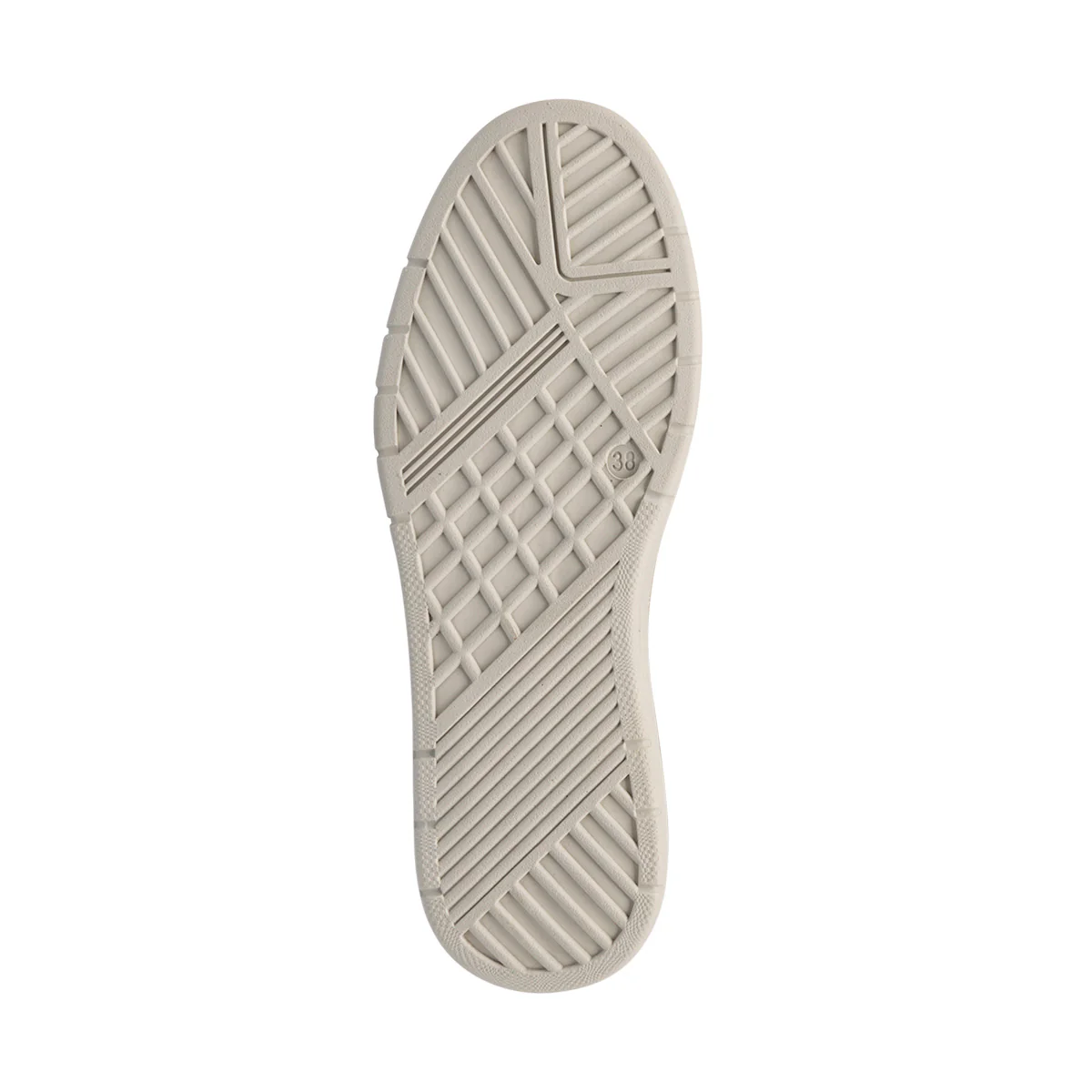 Scarpe casual taupe da donna con strass e zip laterale P Eco Friendly - Image 4