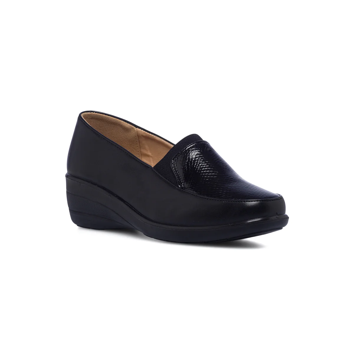 Scarpe comfort nere da donna P Soft - Image 2