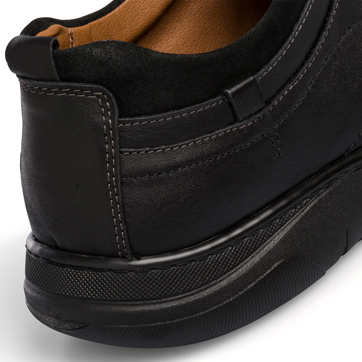 Scarpe comfort nere da uomo in pelle P Essentials - Image 14
